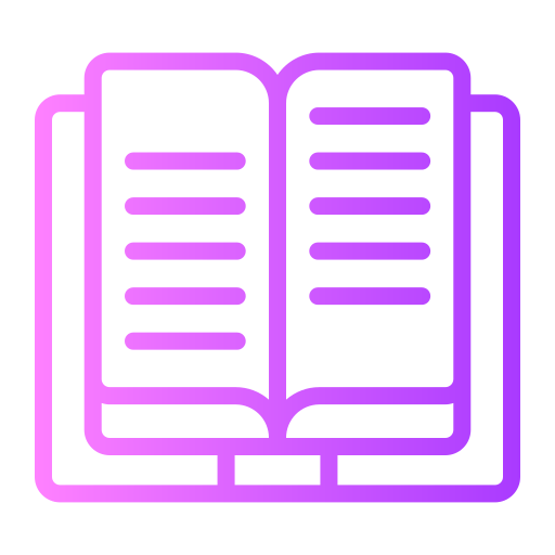 lectura Generic gradient outline icono
