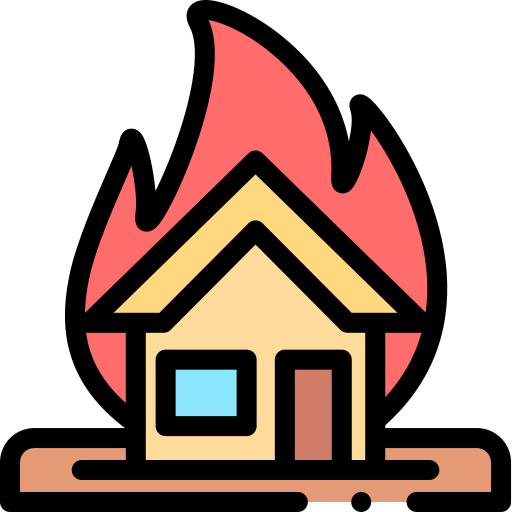 Fire Detailed Rounded Lineal color icon