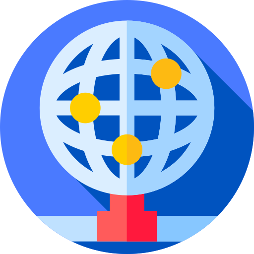 globale Flat Circular Flat icona