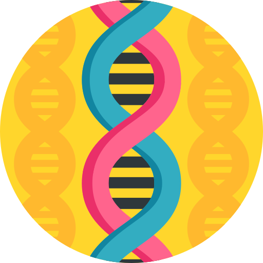 dna Detailed Flat Circular Flat icon