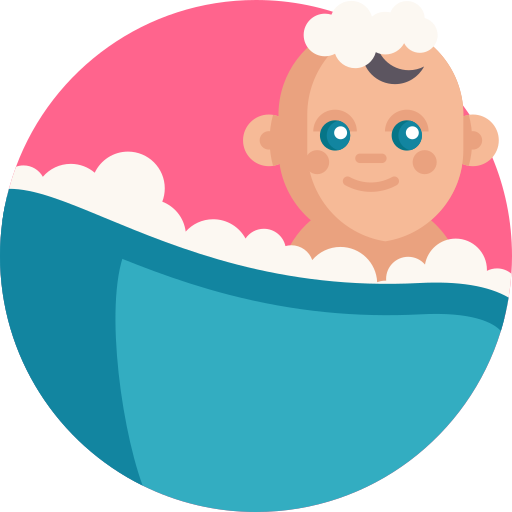 목욕 Detailed Flat Circular Flat icon