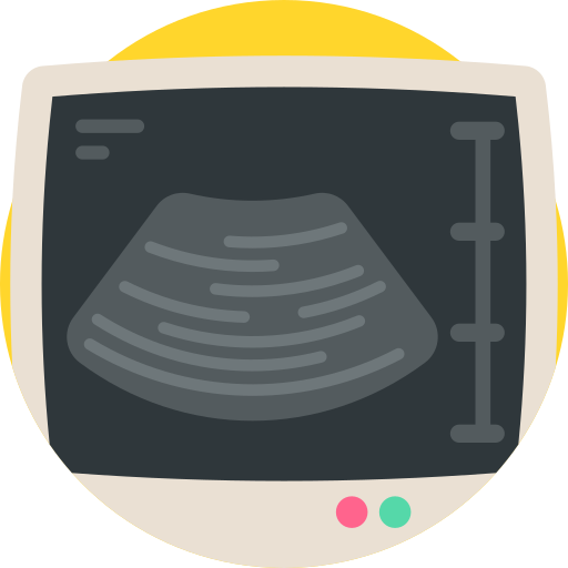 Ultrasound Detailed Flat Circular Flat icon