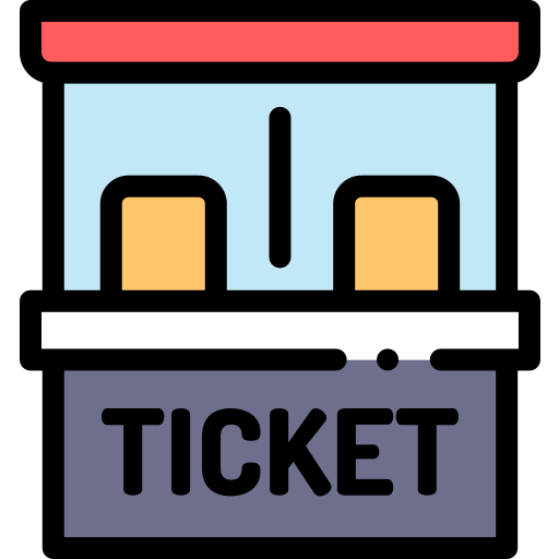 Amusement park Detailed Rounded Lineal color icon