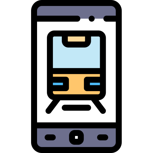 Cellphone Detailed Rounded Lineal color icon