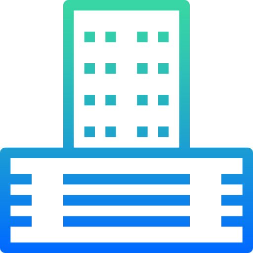 Bloque de oficinas Winnievizence Outline gradient icono