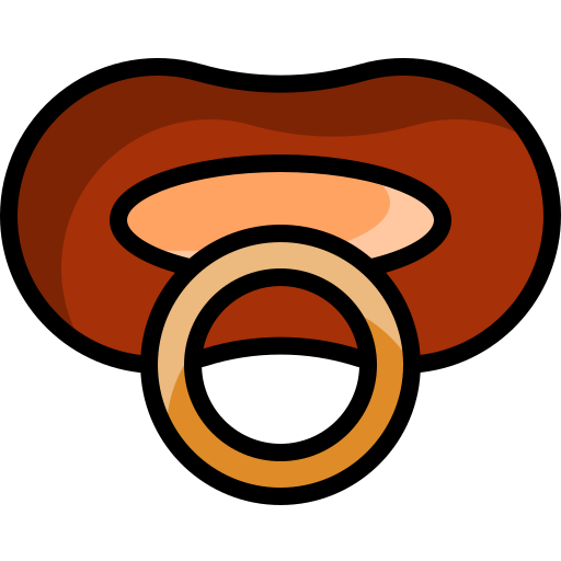 Chupete Winnievizence Lineal color icono