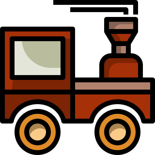 Tren Winnievizence Lineal color icono