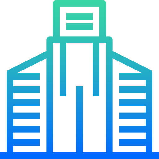 wieżowiec Winnievizence Outline gradient ikona