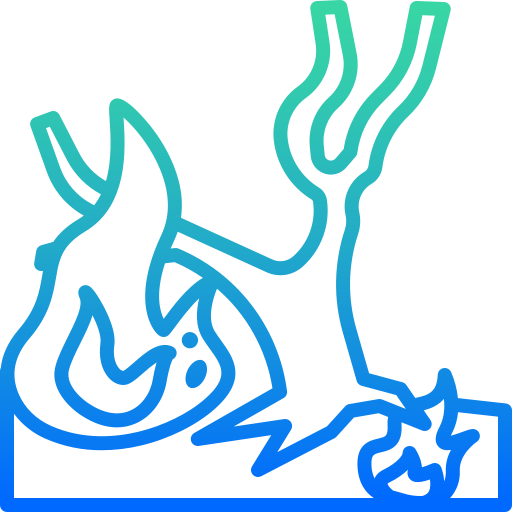 Quemar Winnievizence Outline gradient icono