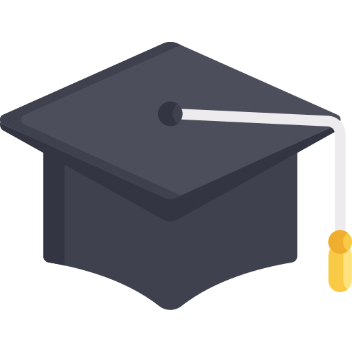 Sombrero de la graduación Special Flat icono