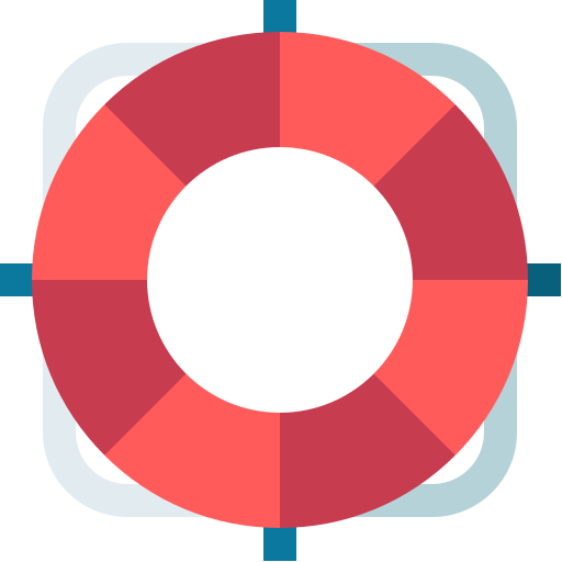 Lifesaver Basic Straight Flat icon
