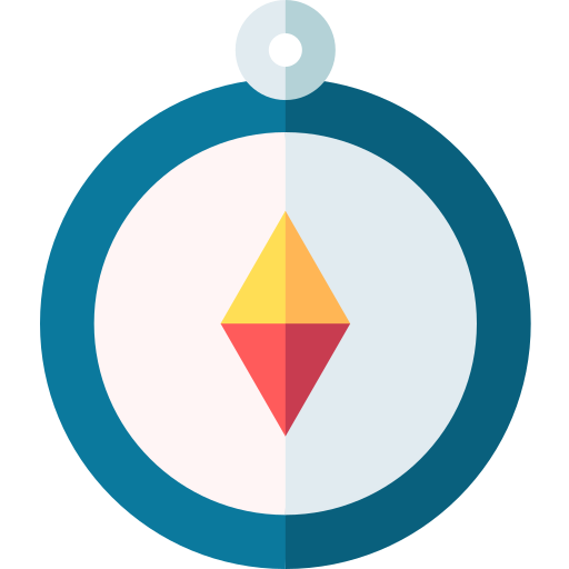 Compass Basic Straight Flat icon