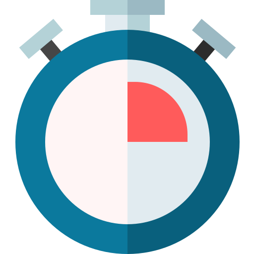 cronometro Basic Straight Flat icona