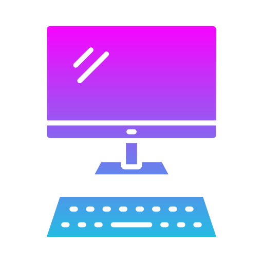 computadora Generic gradient fill icono
