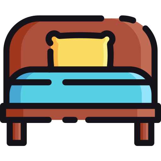 Bed Good Ware Lineal Color icon