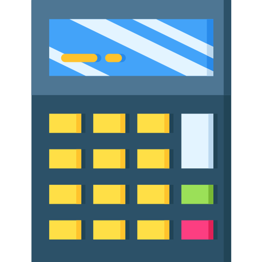 Calculating Good Ware Flat icon