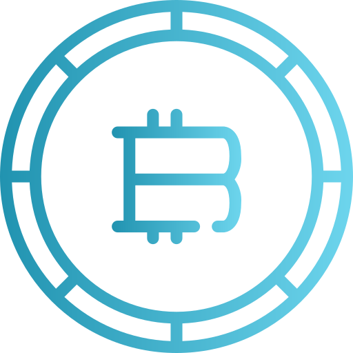 bitcoin Neung Lineal Gradient icon