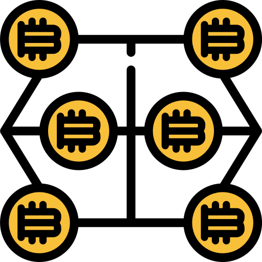 bitcoin Neung Lineal Color icono