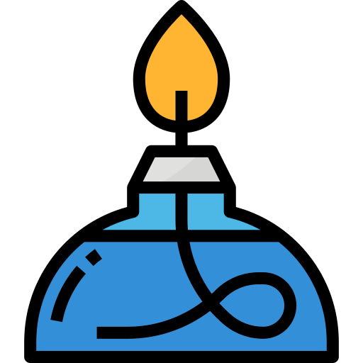 Bunsen burner Aphiradee (monkik) Lineal Color icon