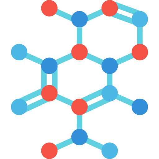 Molecule Aphiradee (monkik) Flat icon
