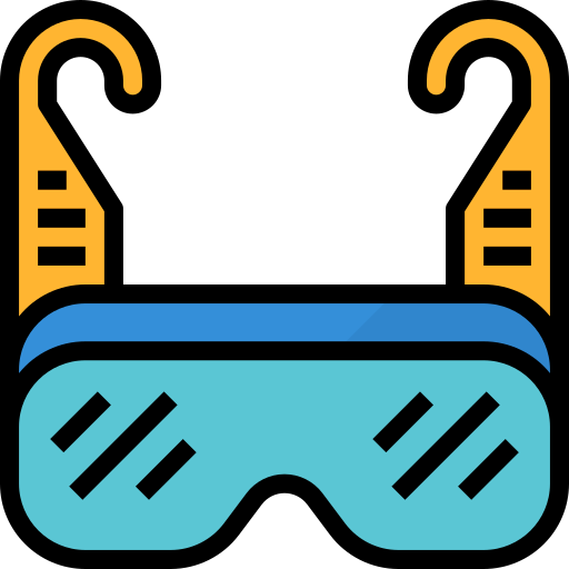 очки для плавания Aphiradee (monkik) Lineal Color иконка