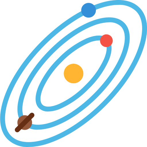 układ słoneczny Aphiradee (monkik) Flat ikona