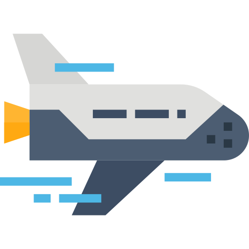 ruimteschip Aphiradee (monkik) Flat icoon