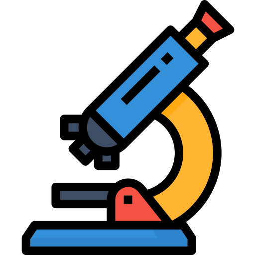 Microscope Aphiradee (monkik) Lineal Color icon