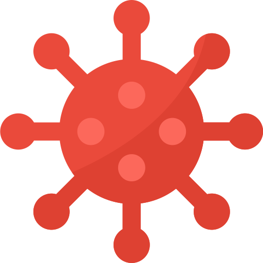 virus Aphiradee (monkik) Flat icoon