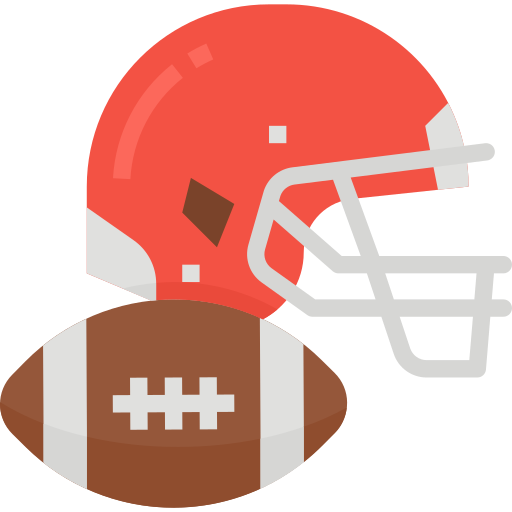 Fútbol americano Aphiradee (monkik) Flat icono
