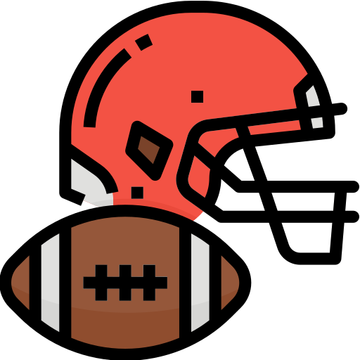 Fútbol americano Aphiradee (monkik) Lineal Color icono