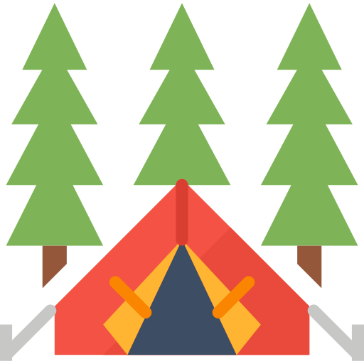 캠핑 텐트 Aphiradee (monkik) Flat icon