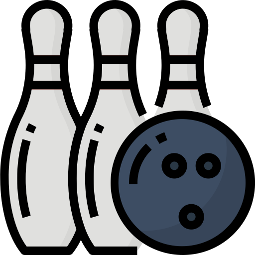 bowling Aphiradee (monkik) Lineal Color icona
