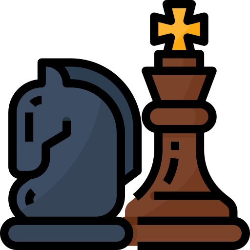 schaken Aphiradee (monkik) Lineal Color icoon