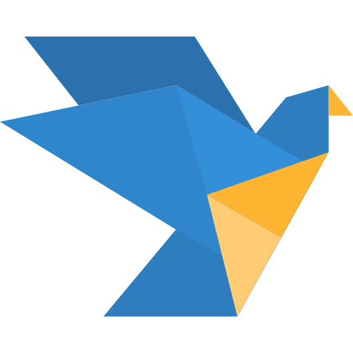 origami Aphiradee (monkik) Flat ikona