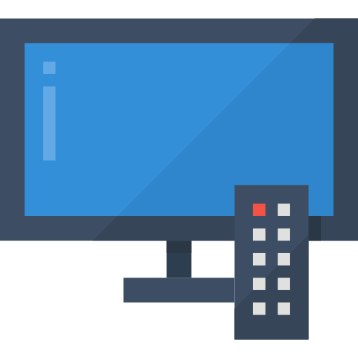 Телевидение Aphiradee (monkik) Flat иконка