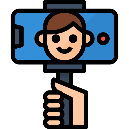 selfie Aphiradee (monkik) Lineal Color icon