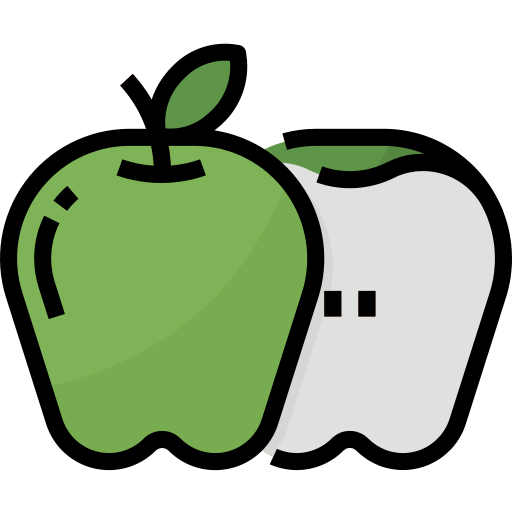 яблоко Aphiradee (monkik) Lineal Color иконка