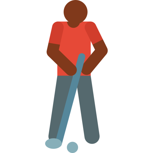 Игрок в гольф Pictograms Colour иконка