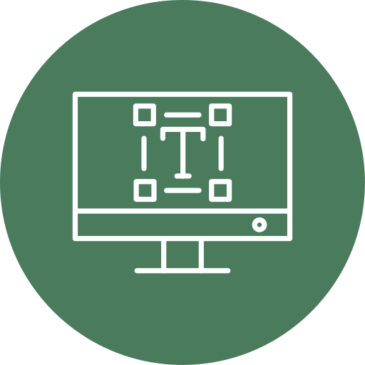 Typography Generic color fill icon