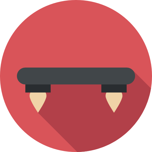 Hoverboard Flat Circular Flat icon