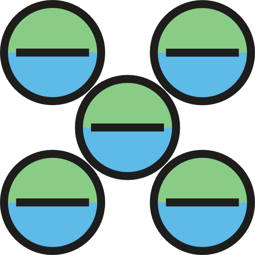 pigułki Detailed Straight Lineal color ikona