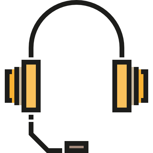 zestaw słuchawkowy Detailed Straight Lineal color ikona