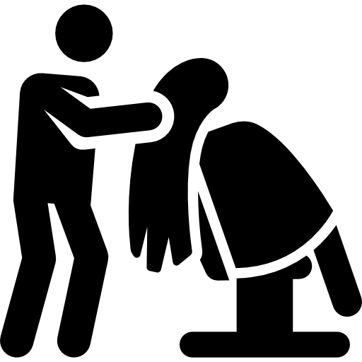 Hairdresser Pictograms Fill icon