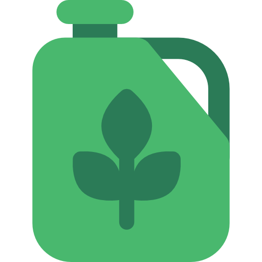 biodiesel Basic Straight Flat ikona