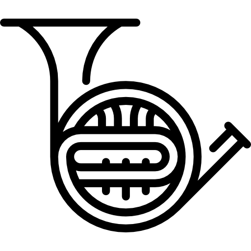 French horn Special Lineal icon