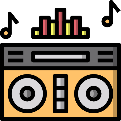 audio Surang Lineal Color ikona