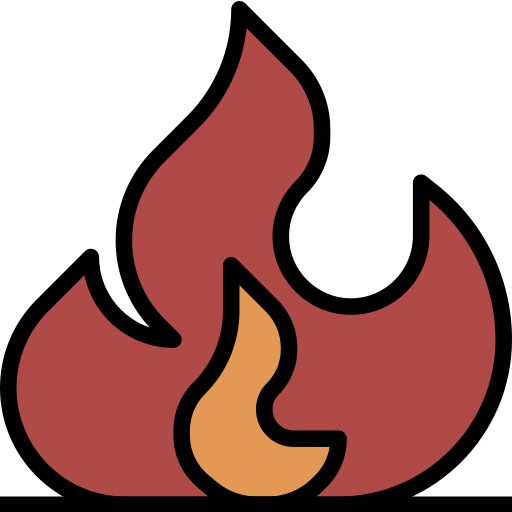 bruciare Surang Lineal Color icona