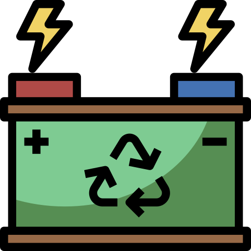 Batería Surang Lineal Color icono