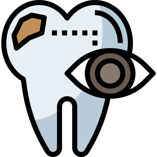 Dental Surang Lineal Color icono